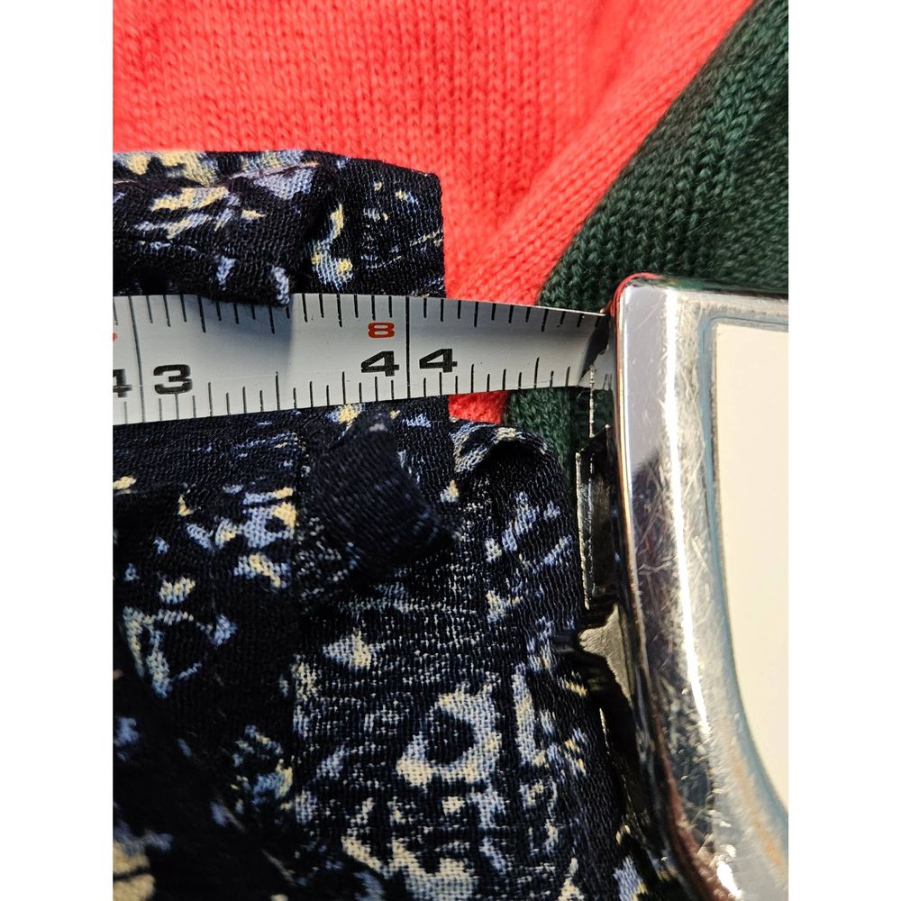 Windsor Blue Maxi Skirt Small Printed Boho - Picture 6 of 6